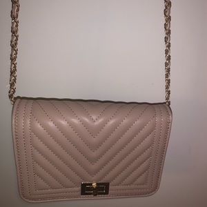 Nude crossbody bag